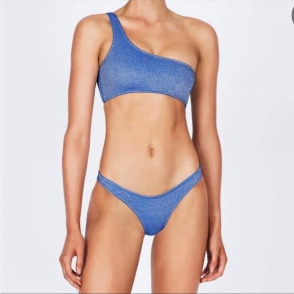 triangl swimwear Swim Triangl Blue Bikini Poshmark